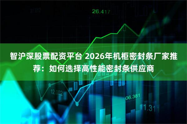 智沪深股票配资平台 2026年机柜密封条厂家推荐：如何选择高性能密封条供应商